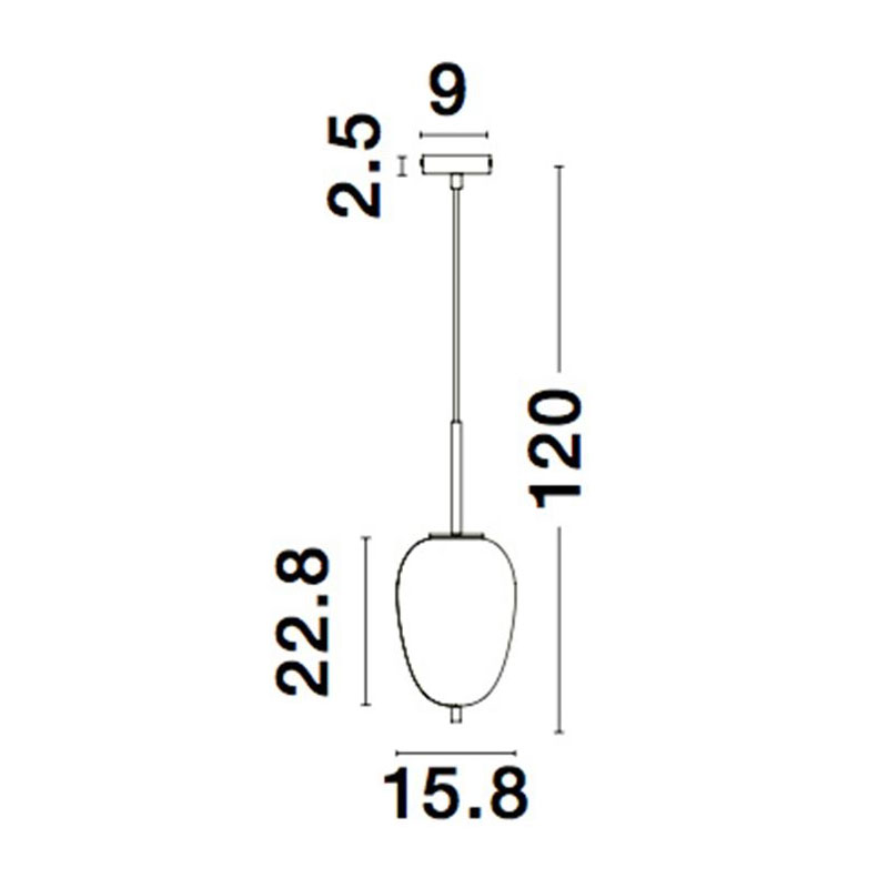 Pakabinamas šviestuvas LATO 9624076